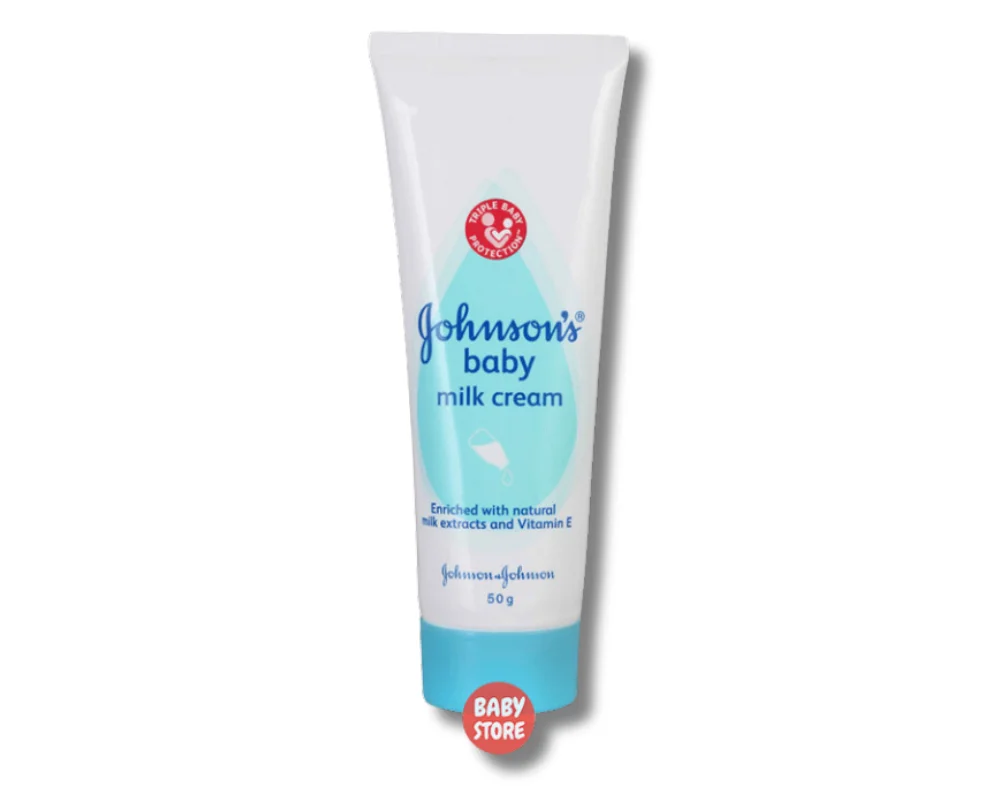 Johnson's Baby Milk Cream 50gm (Tube) India