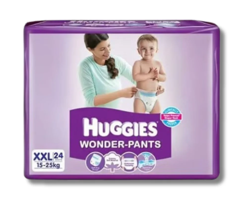 Huggies Wonder Pants Diaper XXL (15-25kg) 24Pcs
