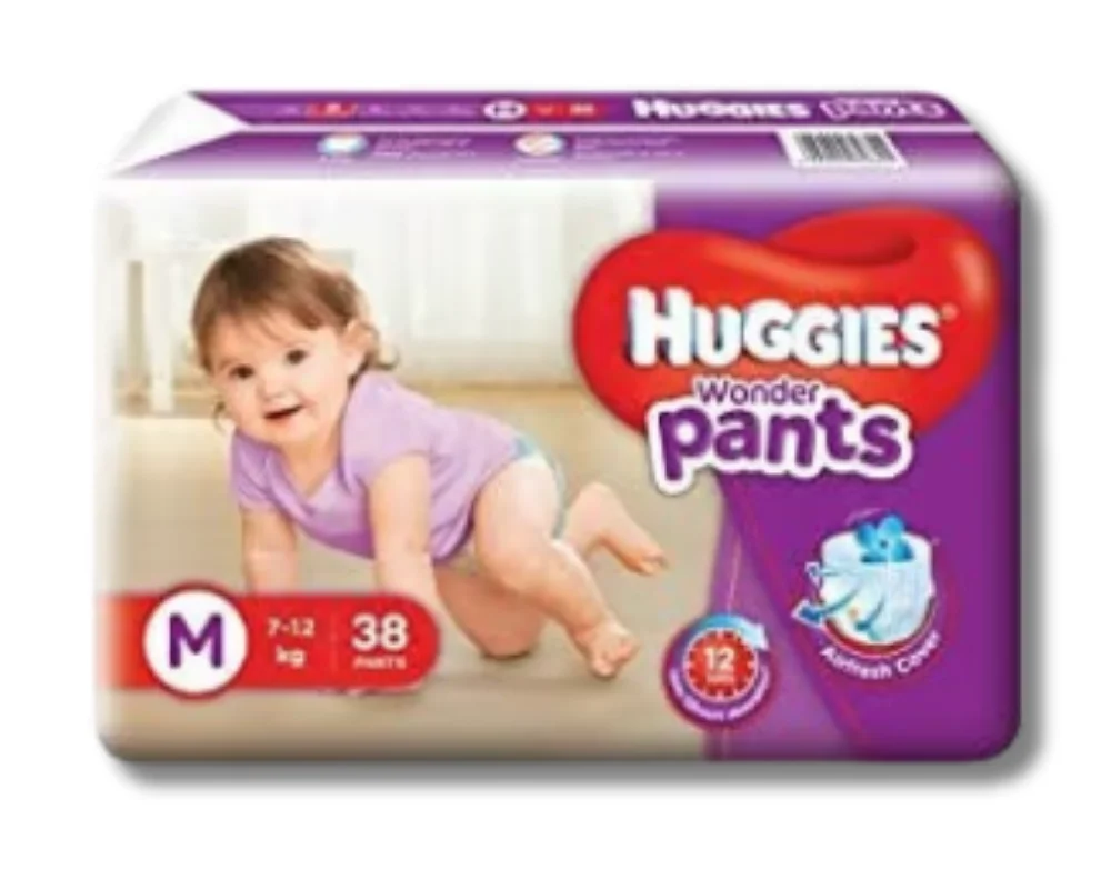 Huggies Wonder Pants Diaper M (7-12kg) 38Pcs