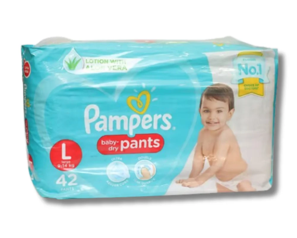 Pampers Pants Diaper L (9-14Kg) 42Pcs