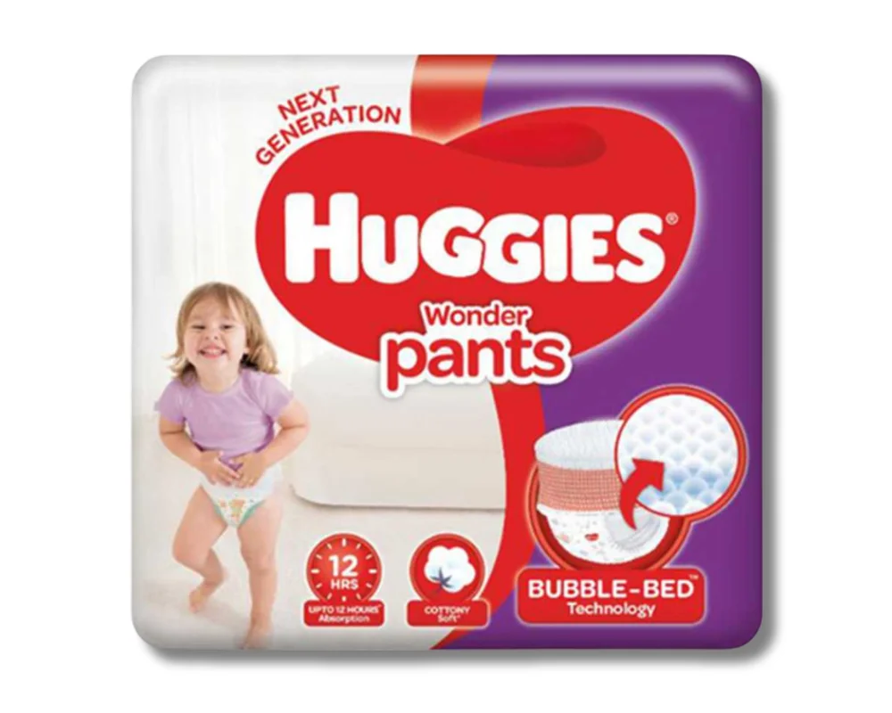 Huggies Wonder Pants Diaper L (9-14kg) 42Pcs India