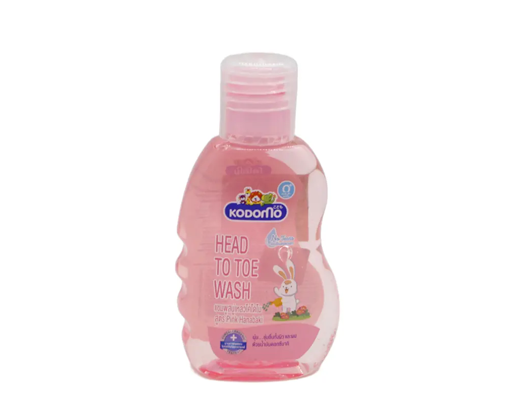 Kodomo Head To Toe Wash Pink Hanabaki 100ml