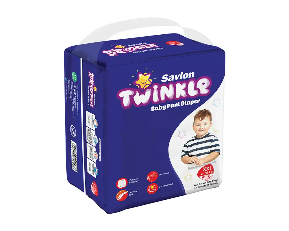 Savlon Twinkle Baby Pant Diaper XXL 16Pcs