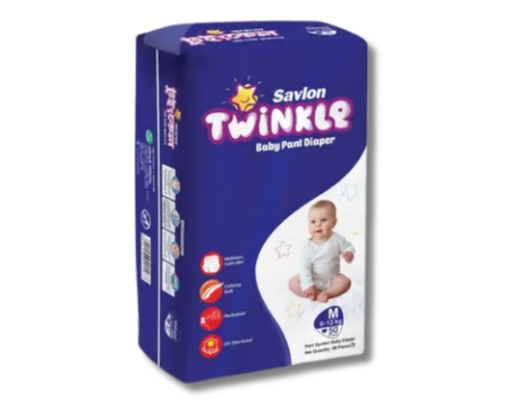 Savlon Twinkle Baby Pant Diaper M 50Pcs