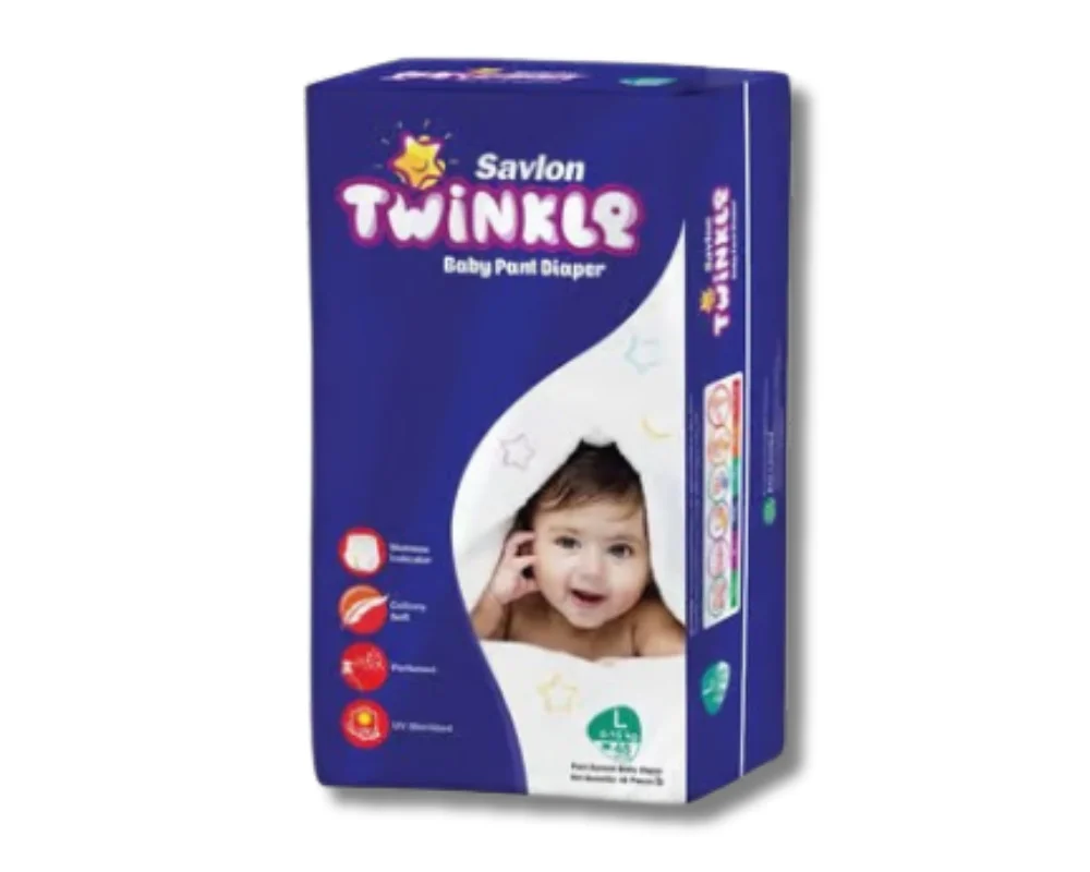 Savlon Twinkle Baby Pant Diaper L 48Pcs