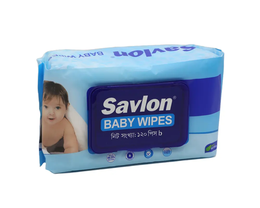 Savlon Gentle & Pure Baby Wipes 120Pcs