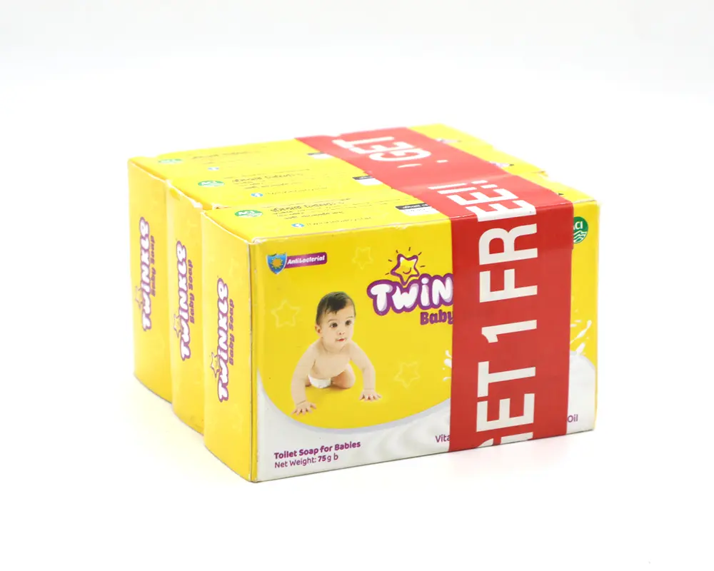 Twinkle Baby Soap 75gm (Buy2 Get1 Free)