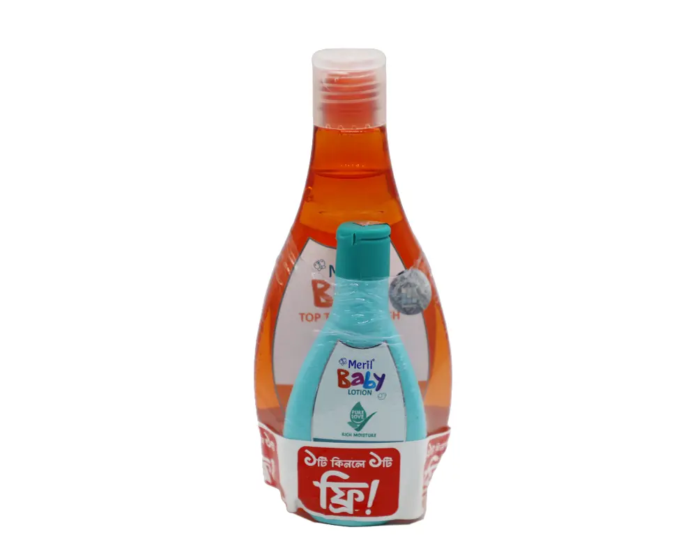 Meril Baby Top to Toe Wash 200ml (Buy1 Get50ml Lotion Free)