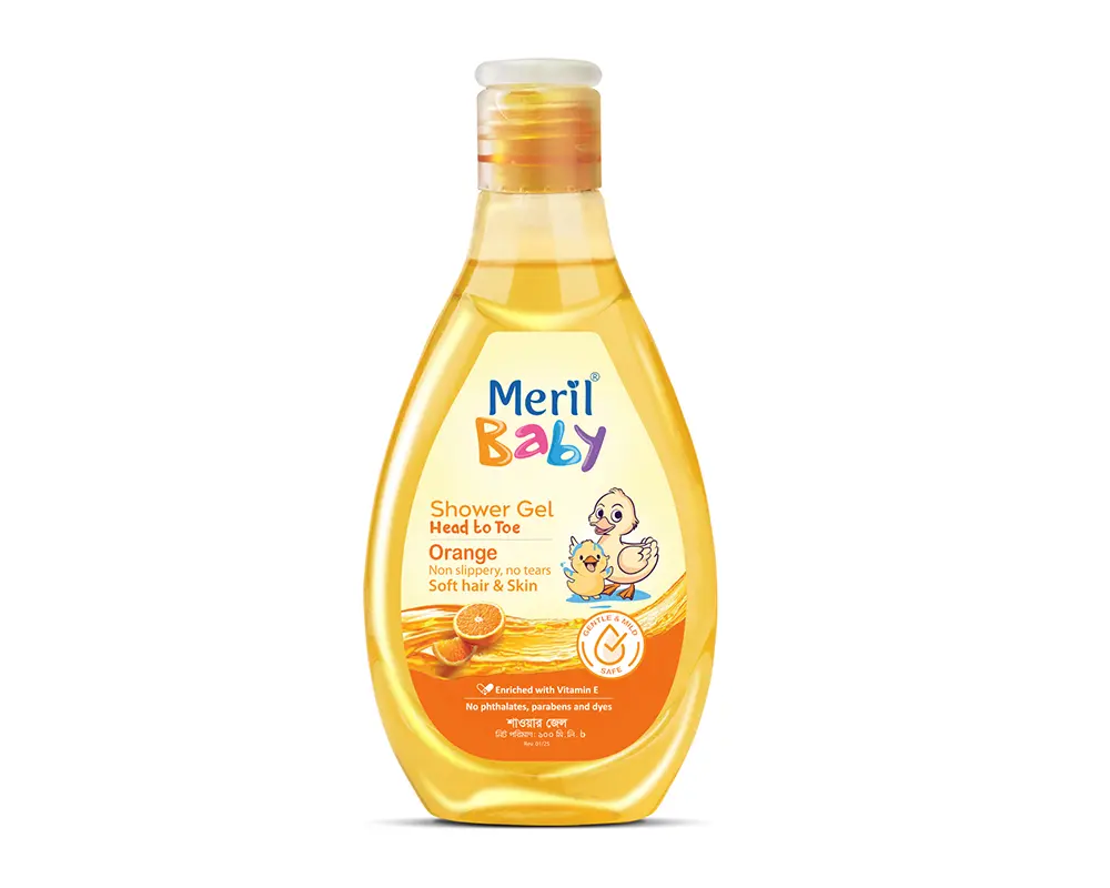 Meril Baby Shower Gel Orange 100ml