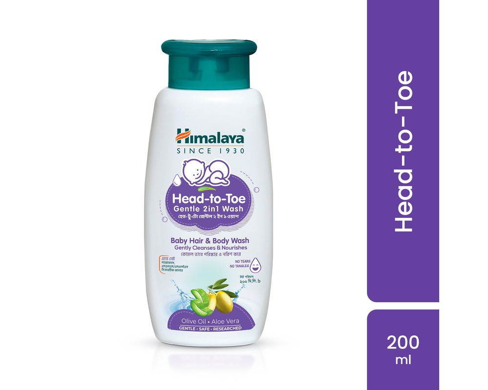 Himalaya Head To Toe Gentle Wash 200ml (Buy1 Get1 Free)