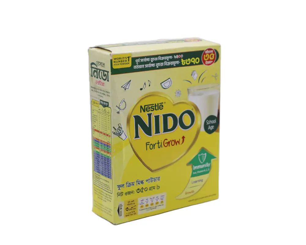 Nestle Nido Forti Grow 350gm (Buy1 Save 30 tk)