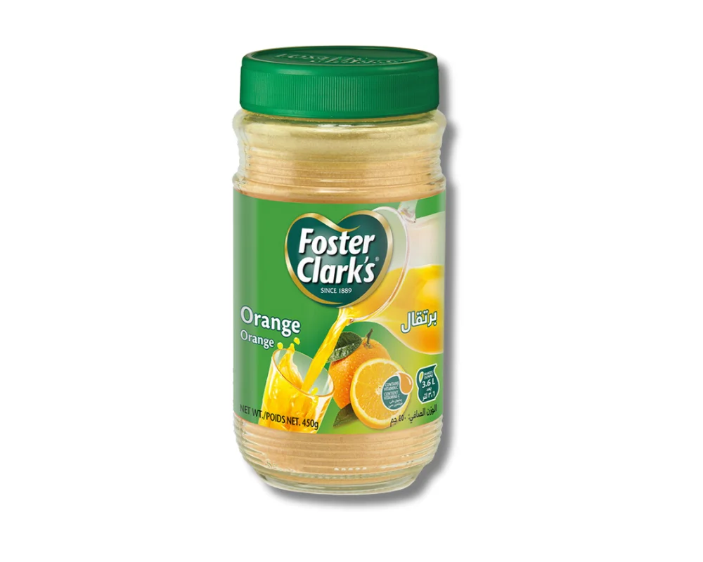 Foster Clark's Orange Instant Drink Powder 450gm (Jar)