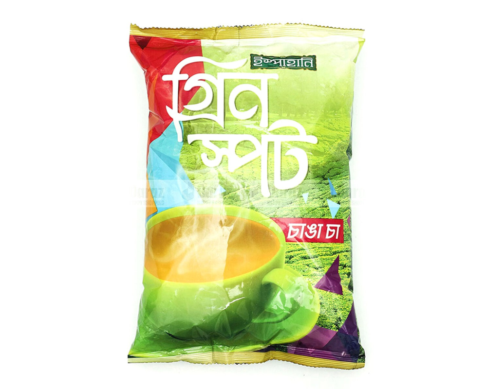 Ispahani Green Spot Tea 400(±)100gm (Poly Bag)