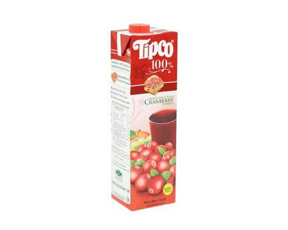 Tipco 100% Cranberry Juice 1Ltr. (Thai)