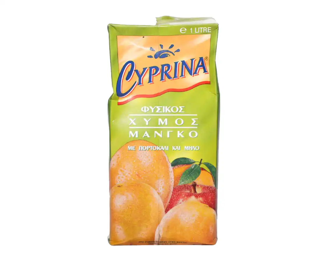 Cyprina Natural Mango Orange & Apple Juice 1Ltr.