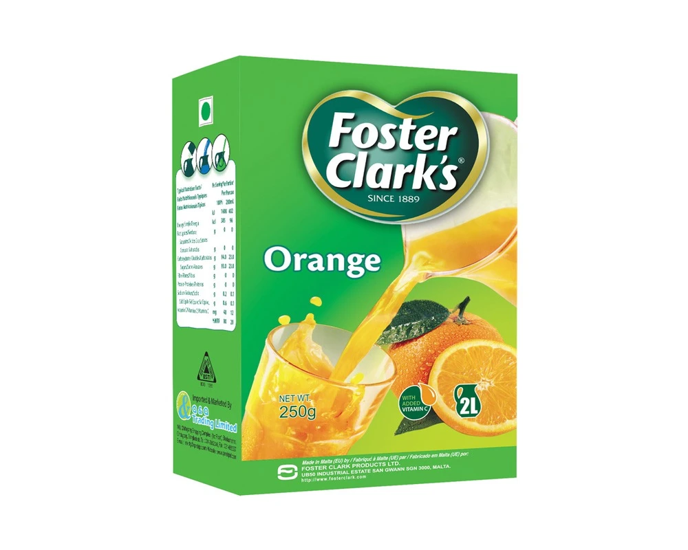 Foster Clark's Orange Instant Drink Powder 250gm
