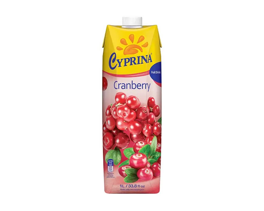 Cyprina Cranberry Drink Juice 1Ltr.