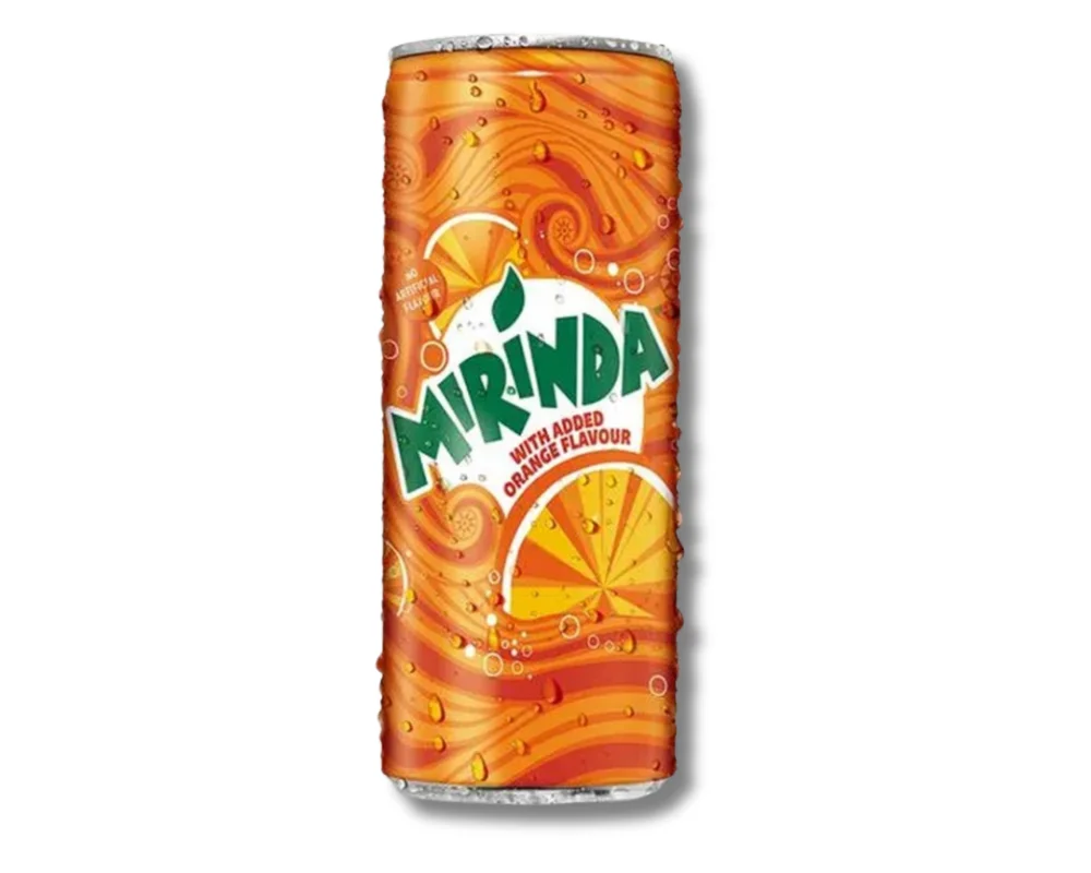 Mirinda Orange Drinks 250ml (Can)
