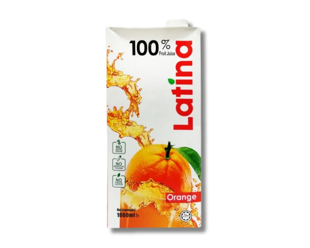 Latina Orange Juice 1000ml (Tetra Pack)