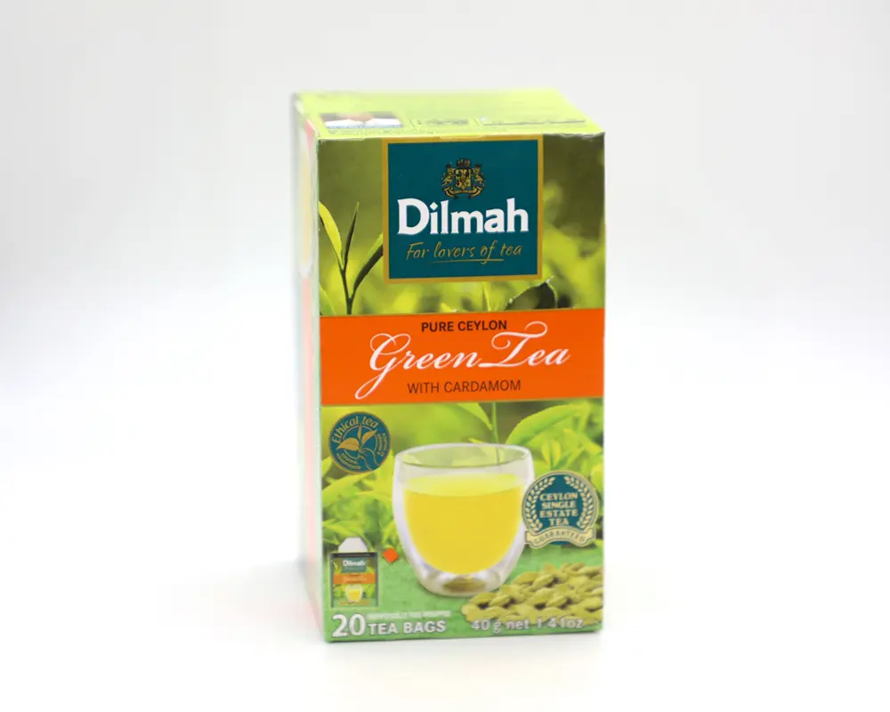 Dilmah Pure Ceylon Green Tea Cardamon 40gm