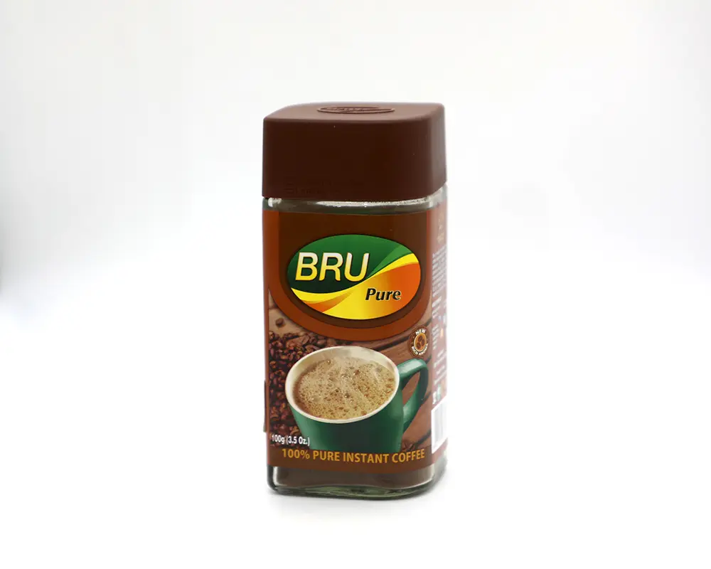 Bru Pure Instant Coffee 100gm (Jar)