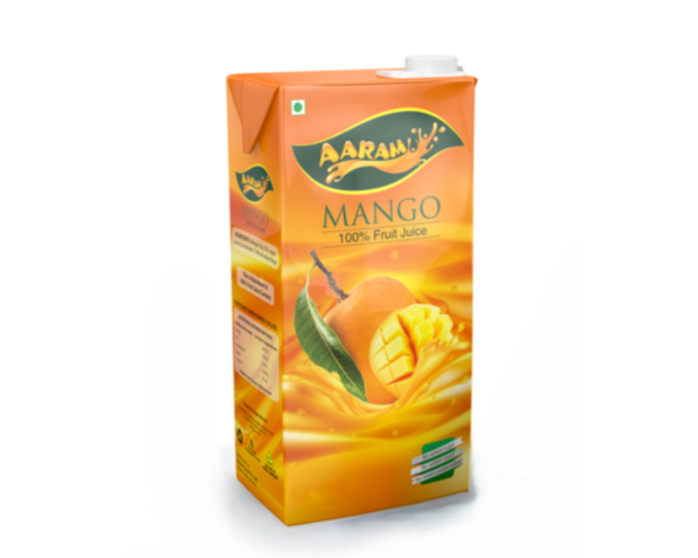 Aaram 100% Mango Fruit Juice 1Ltr.