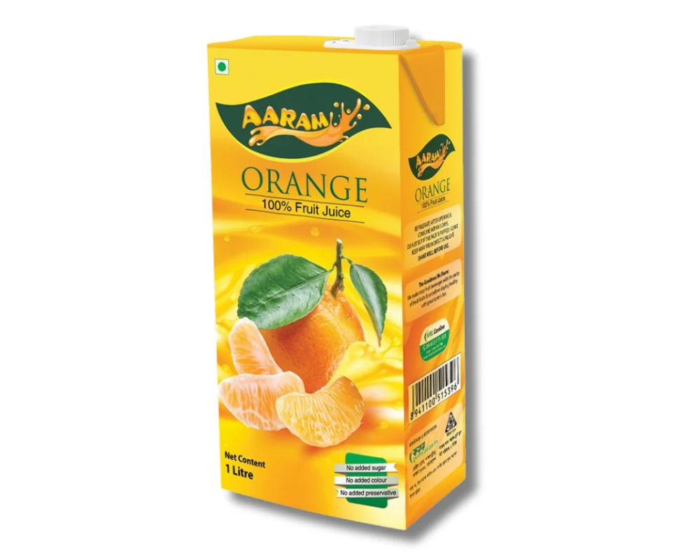 Aaram Orange 100% Fruit Juice 1Ltr.