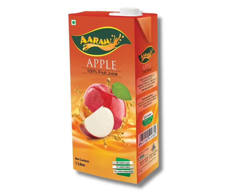 Aaram Apple 100% Fruit Juice 1Ltr.