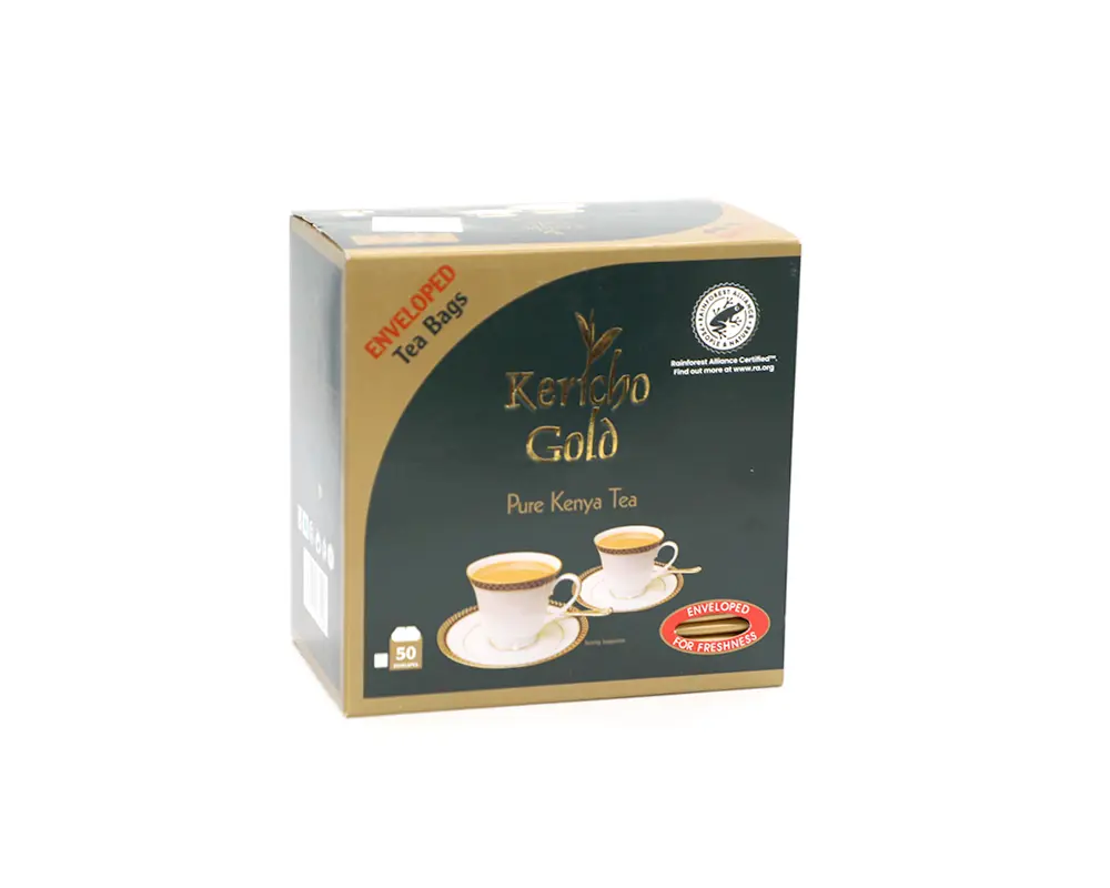 Kericho Gold Enveloped Tea Bag 50Pcs Kenya