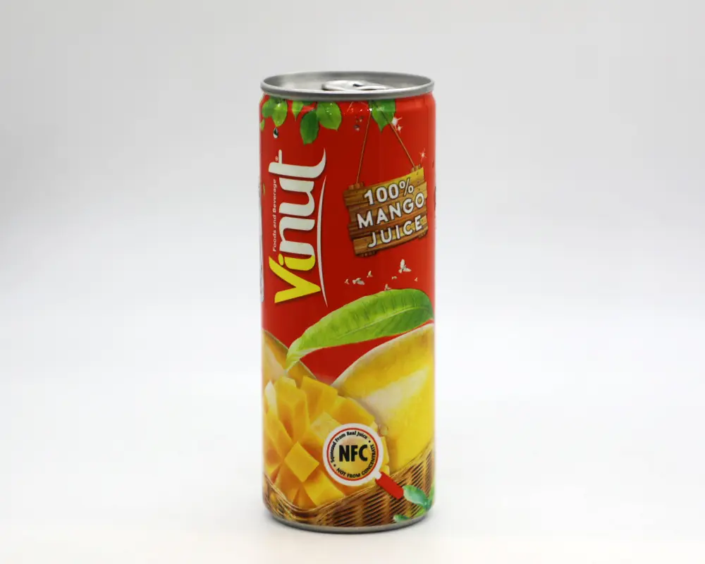 Vinut 100% Mango Juice 230ml (Can) (Vietnam)