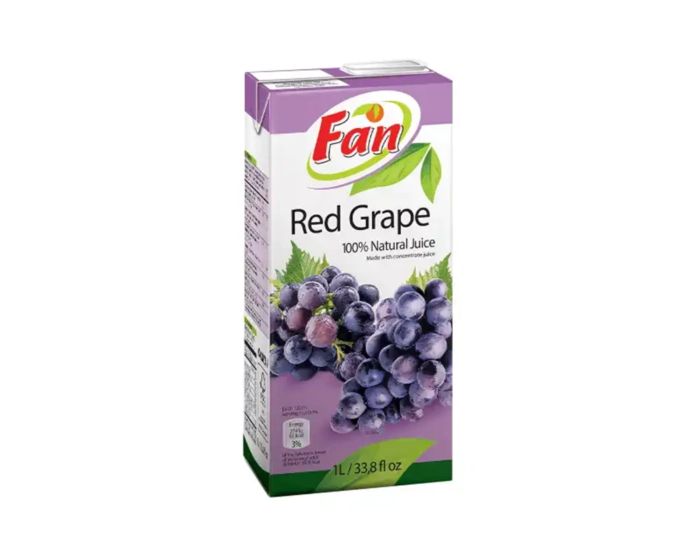 Fan Red Grape100% Natural Juice 1Ltr. Priz. Cyprus