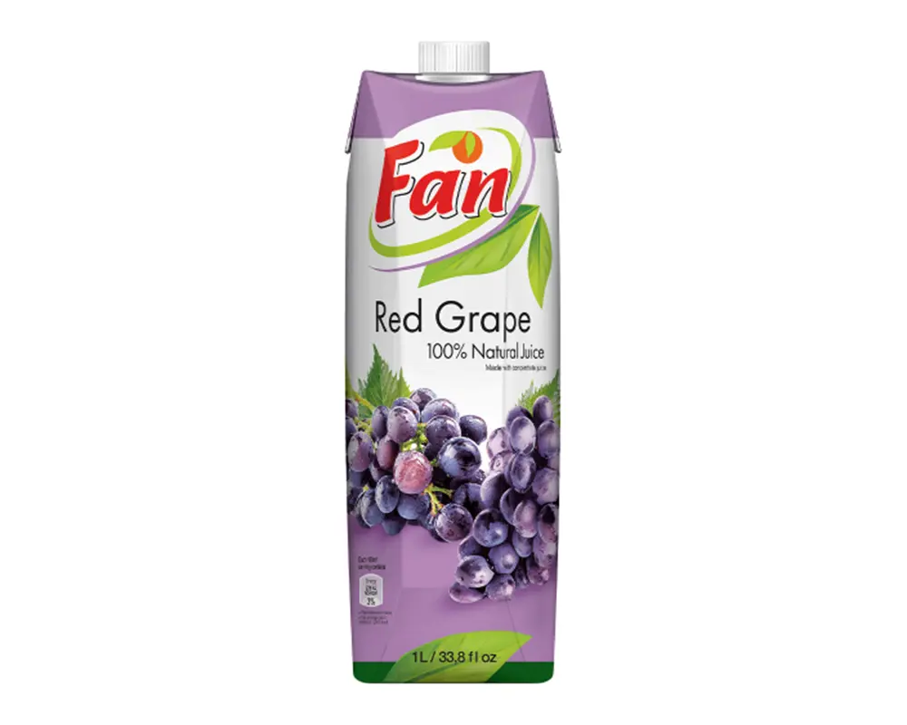 Fan Red Grape 100% Natural Juice 1Ltr. Cyprus