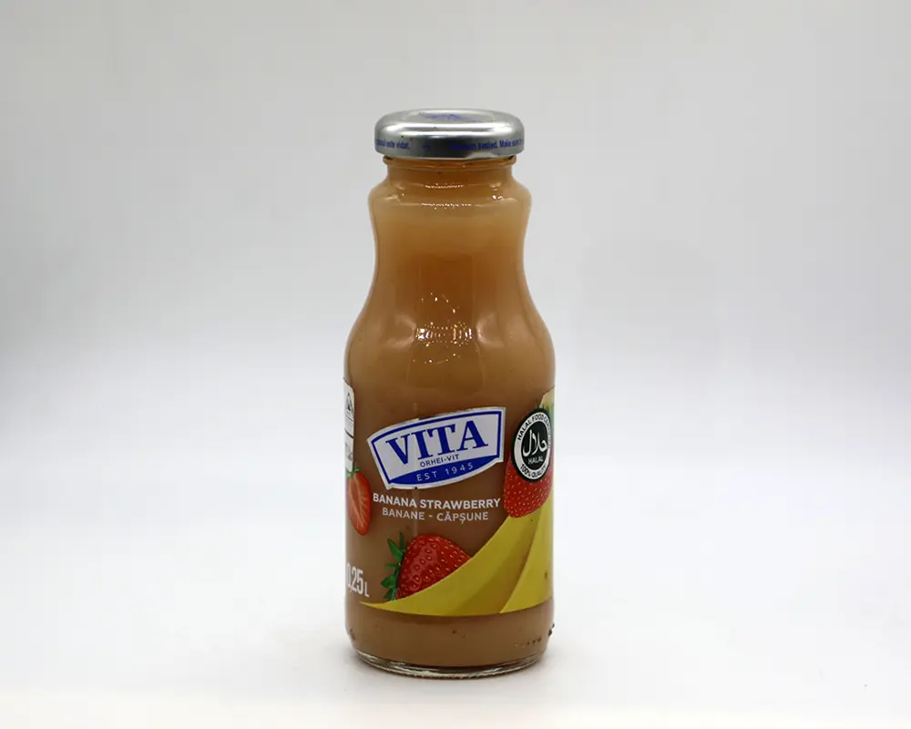 Vita Banana Strawberry Juice 025L. (Moldova)