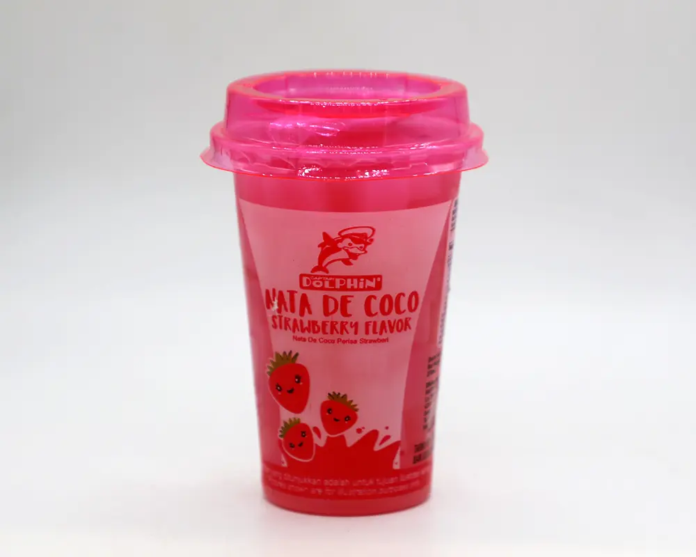 Dolphin Nata De Coco Strawberry 270ml (Malaysia)