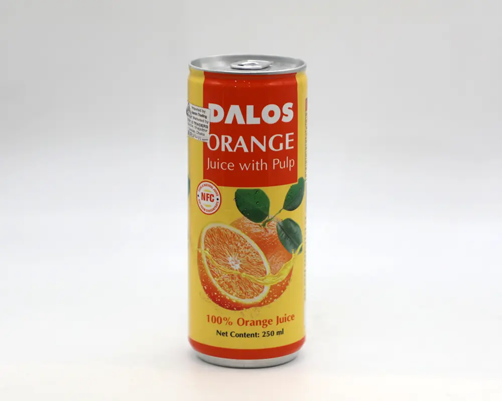 Dalos 100% Orange Juice 250ml (Can) (Vietnam)