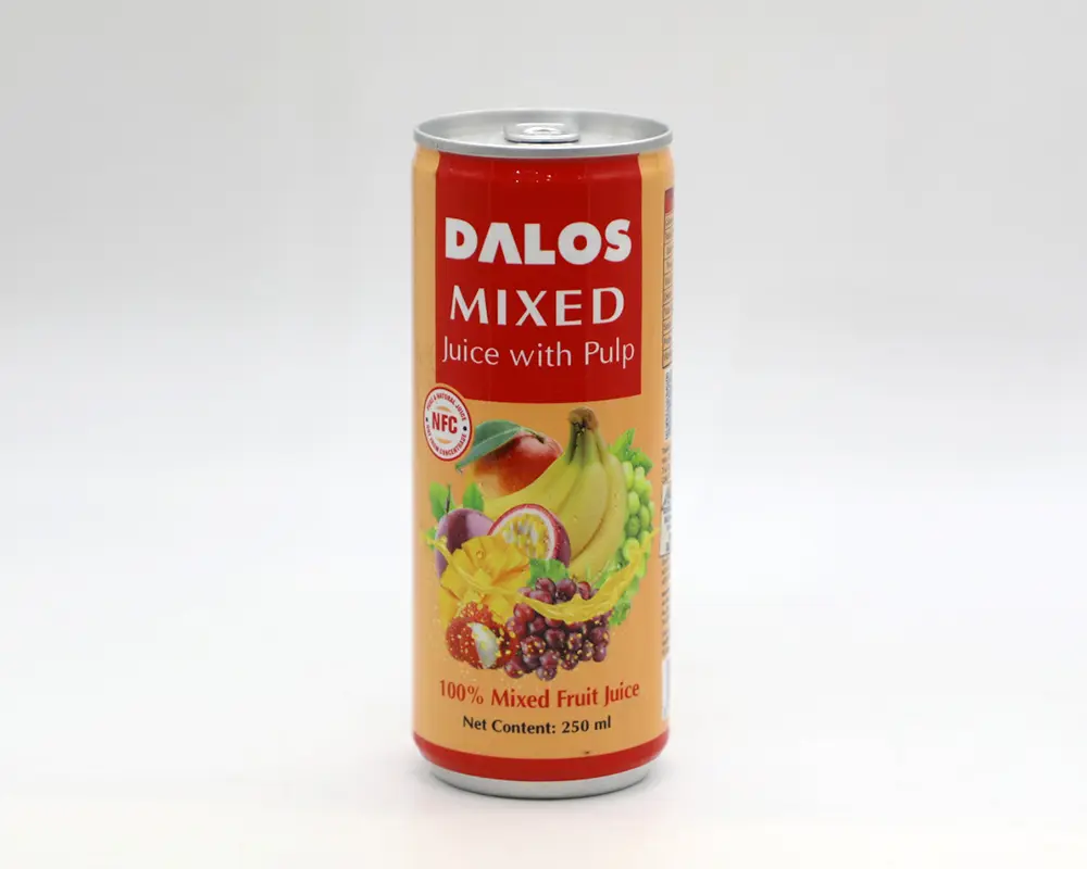 Dalos 100% Mixed Fruit Juice 250ml (Can) (Vietnam)