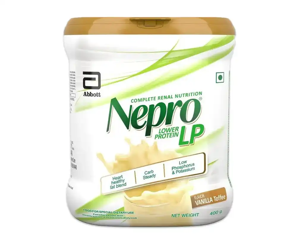 Nepro LP Lower Protein Vanilla Flavour 400gm (Jar)
