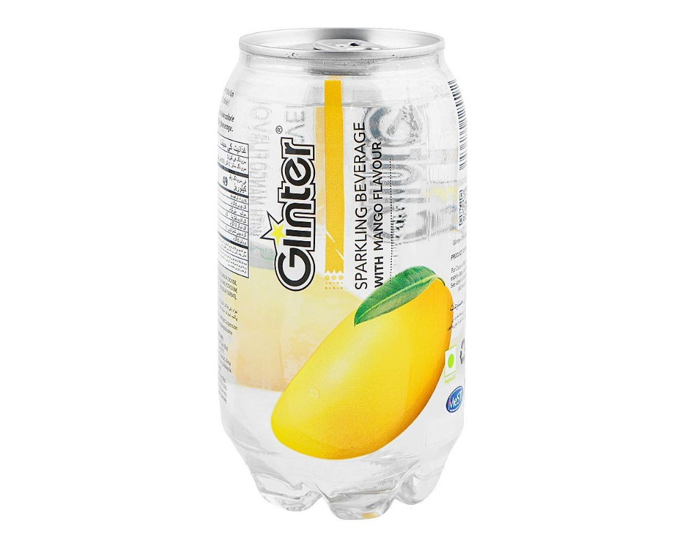 Glinter Sparkling Water Mango 350ml Malaysia
