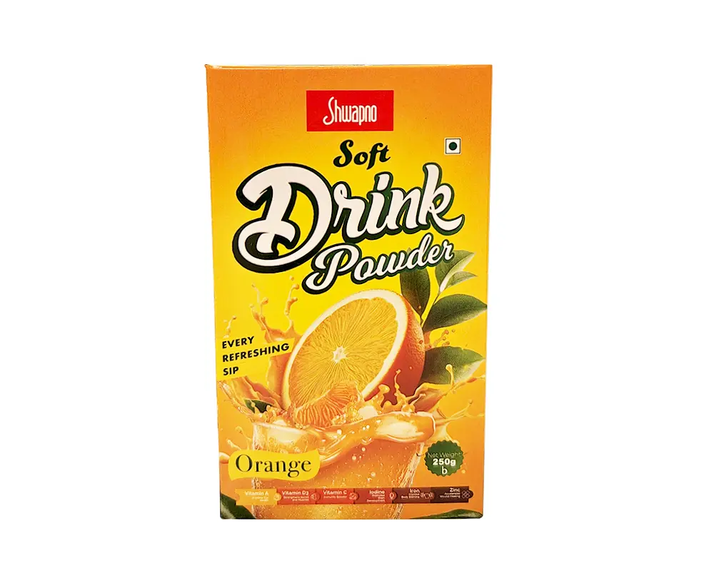 Shwapno Orange Soft Drink Powder 250gm (BIB)