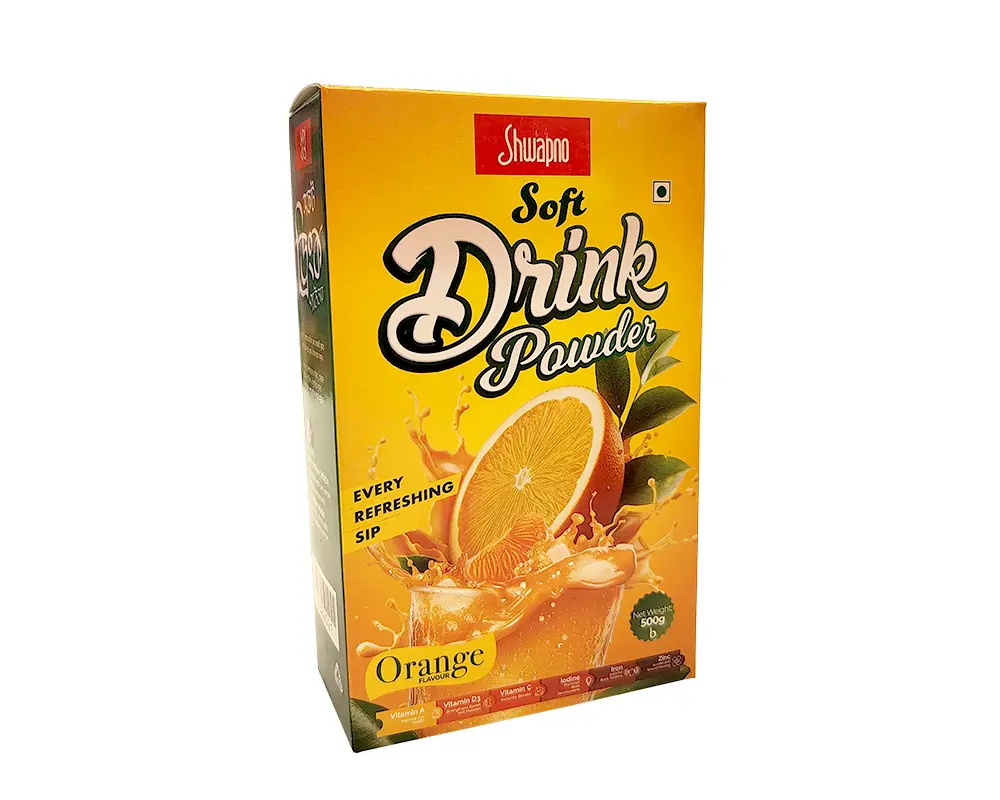 Shwapno Orange Soft Drink Powder 500gm (BIB)