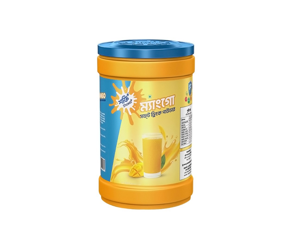 Shokti+ Mango Soft Drink Powder 1kg (Jar)