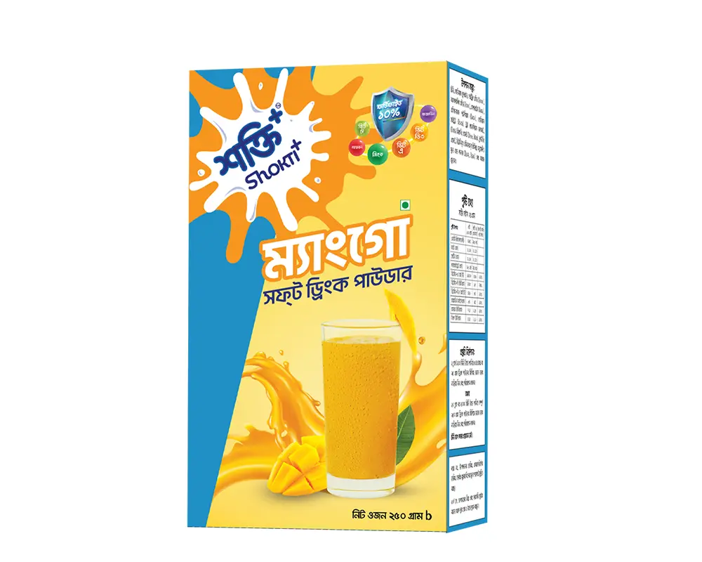 Shokti+ Mango Soft Drink Powder 250gm