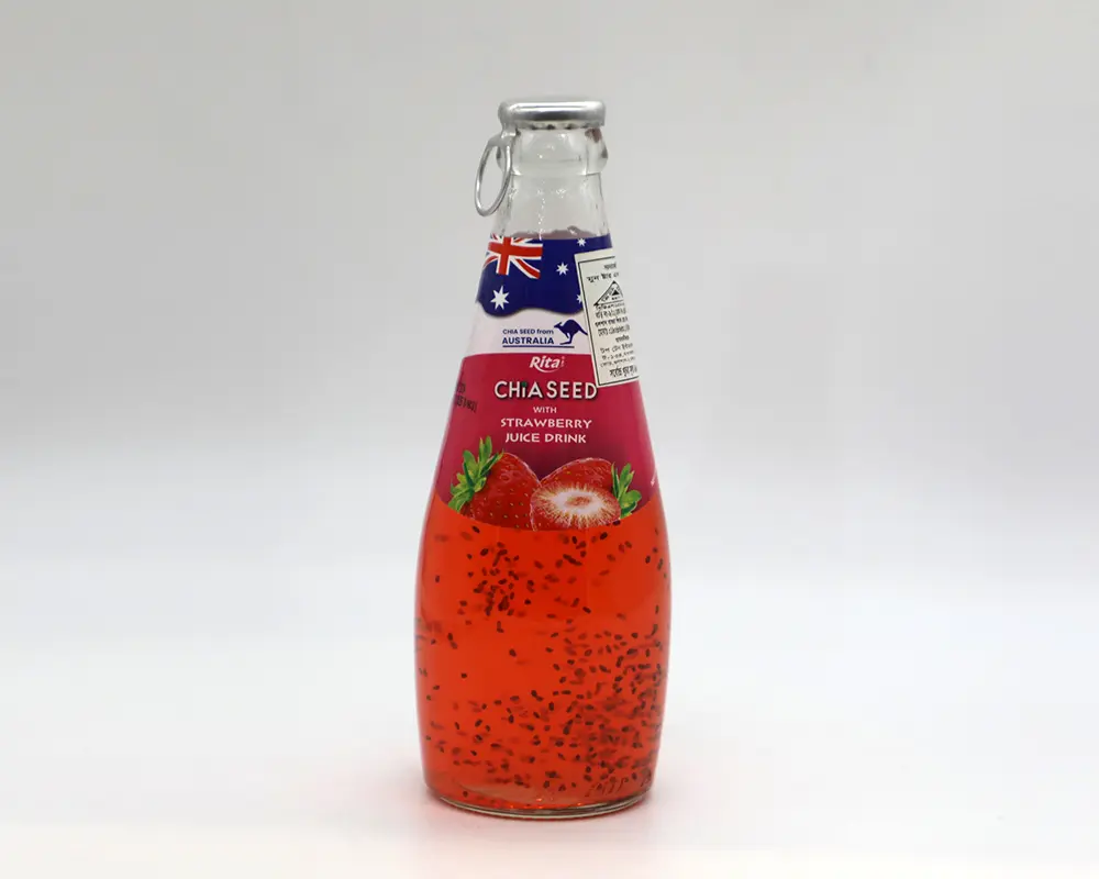 Rita Chia Seed Strawberry Drink 290ml (Vietnam)
