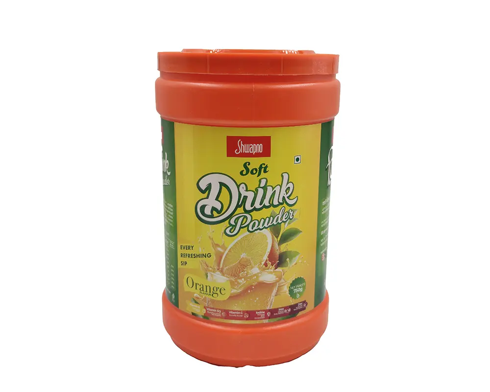 Shwapno Orange Soft Drink Powder 750gm (Jar)