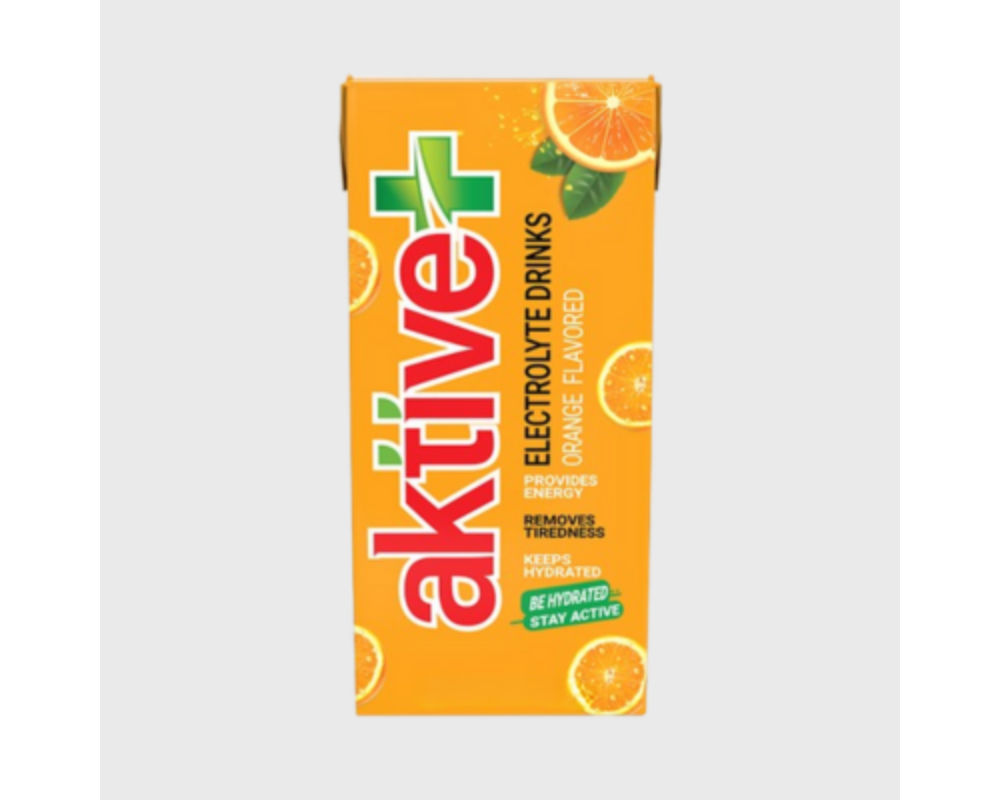 Aktive + Electrolyte Drink Orange Flavored 200ml (Buy1 Get1 Free)