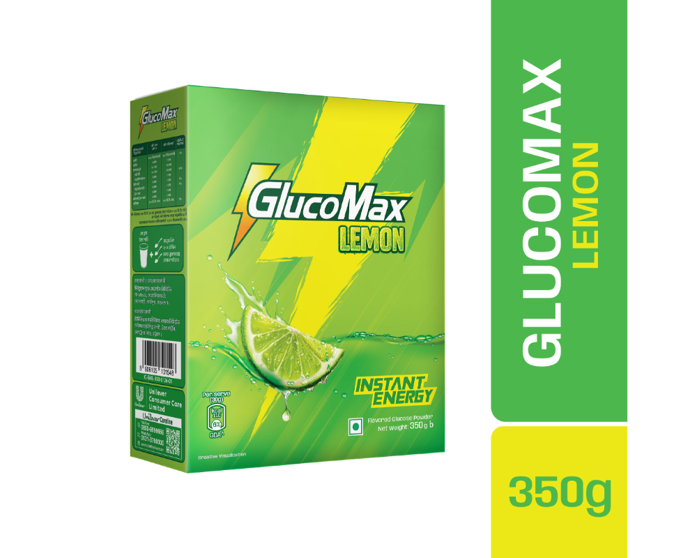 Gluco Max Lemon Powder Drink 350gm (BIB)