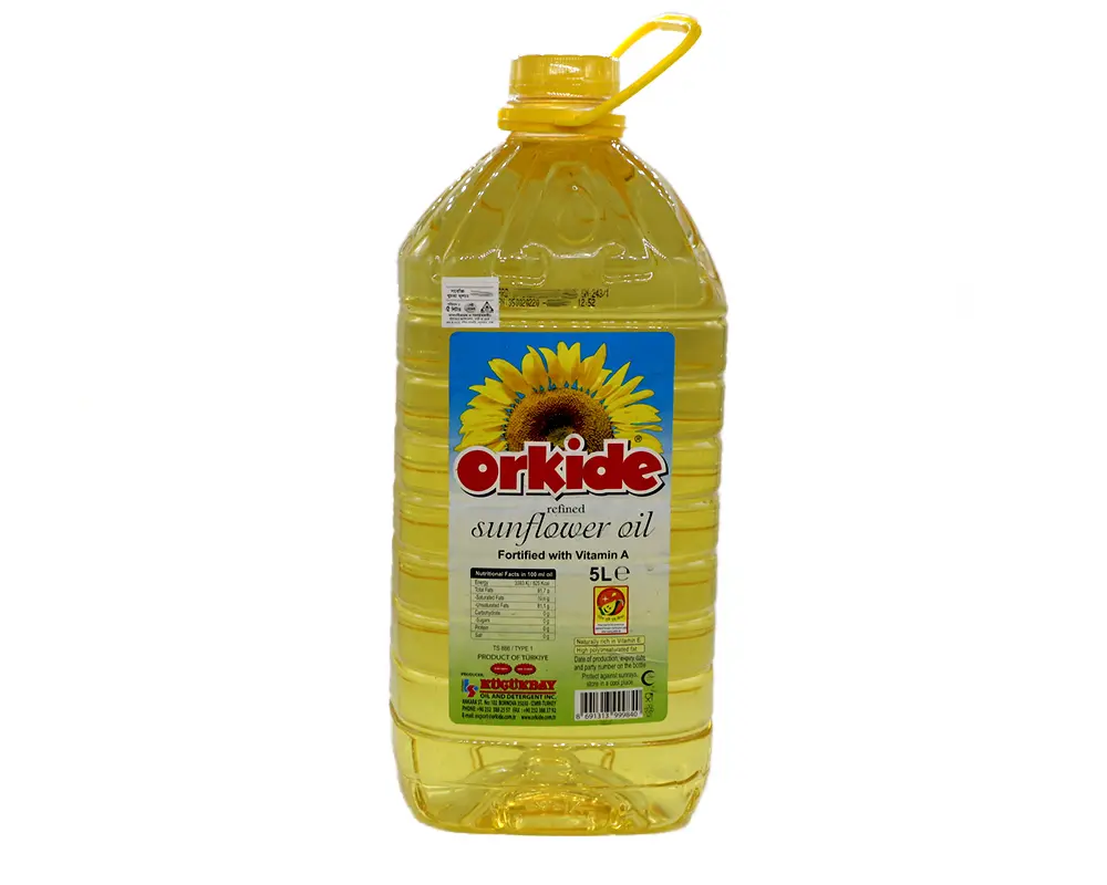Orkide Sunflower Oil 5Ltr.