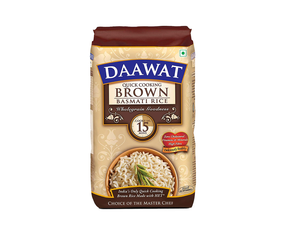 Daawat Brown Basmati Rice 1kg