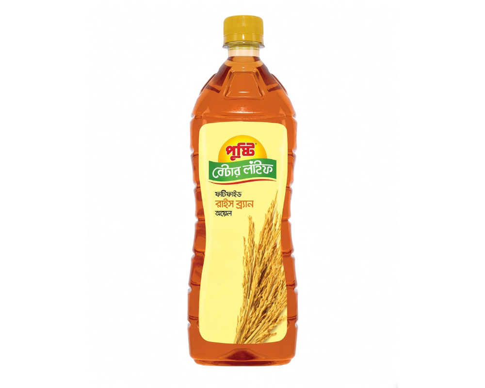 Pusti Better Life Rice Bran Oil 1Ltr.