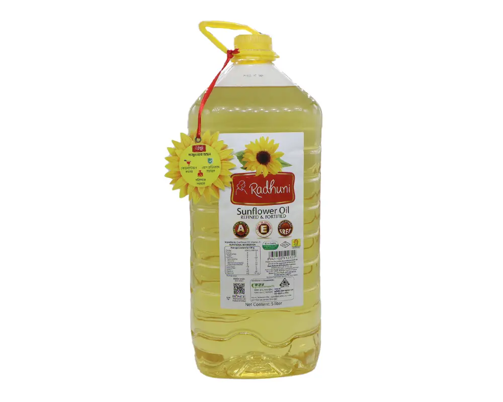 Radhuni Sunflower Oil 5Ltr.